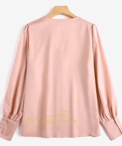 シャツ・ブラウス | シャツブラウス レディース シャツ トップス とろみシャツ 長袖 ブラウス 無地 Vネック オシャレ 着痩せ 通勤 30代 40代 20代 バルーンスリーブ OL フォーマル