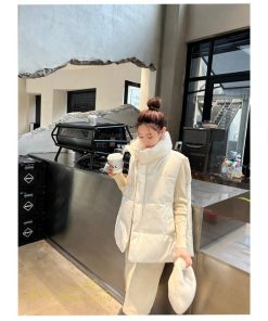 ベスト | ダウンレディース 無地 スタンドネック 中綿きれいめ シンプル 大きいサイズ ノースリーブ 韓国風 20代 50代 秋冬コーデ 40代 30代 大きいサイズ