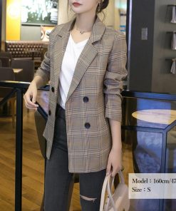 テーラードジャケット | グレンチェック ジャケット レディース秋