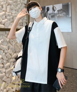 Tシャツ | ポロシャツ メンズ 切り替え メンズシャツ 半袖 カジュアル シンプル 無地 ポロ プルオーバー 夏新作 カッコウイイ トップス 半袖サマーシャツ 夏服
