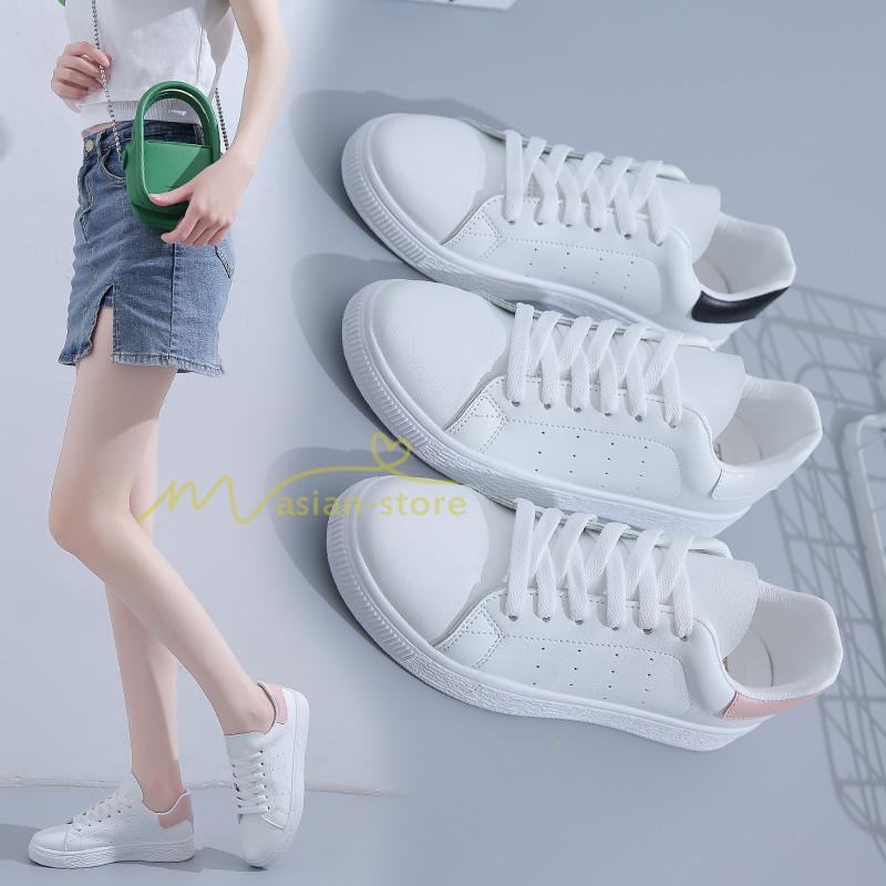 スニーカー | スニーカー レディース レディースシューズ ローカット 靴 フラットシューズ ぺたんこ ウォーキングシューズ Pu革 厚底送料無料 美脚 歩きやすい