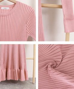 ワンピース | ニットマーメイドフリルワンピ