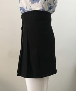 ひざ丈スカート | プリーツスカート インナーパンツ付き サイドプリーツスカート ファスナー付き レディース ミニスカート 春夏 ショート丈