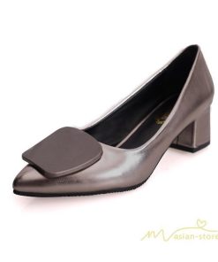 パンプス | レディースシューズ PUレザー 靴 ポインテッドトゥ 歩きやすい 疲れない 痛くない 太めヒール エレガント アウトドア オフィス 通勤 春夏秋 新作