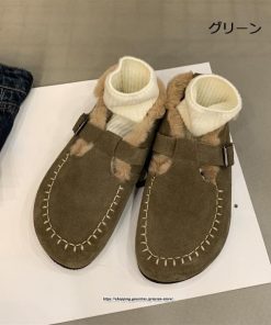 ローファー | モカシン レディース モカシンシューズ カジュアルシューズ 内ボア ファー シンプル ぺたんこ 秋 冬 柔らかい あったか 痛くない もふもふ 2022新作
