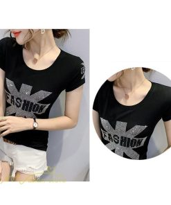 ｔシャツ・カットソー | カットソー レディース トップス Tシャツ 夏コーデ 半袖 丸首 夏新作 サマー キラキラ おしゃれ カジュアル 2021 大きいサイズ XXXL お出かけ 韓国風 インナー