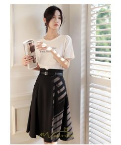 スカート | 膝丈 フレアレディース 春 夏 春夏 黒 シンプル ひざ丈 無地 ミモレ丈 カーキ 秋 冬 お洒落 通学 オールシーズン 通勤 上品 キレイめ