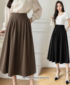 スカート | フレア ロングレディース 40代 きれいめ おしゃれ 着痩せ 秋 冬 ボトムス ロング 30代 20代 50代 暖か Aラインラシャ