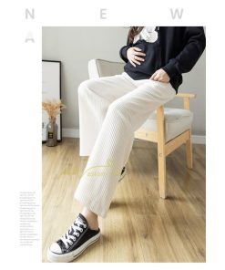 パンツ レギンス | マタニティパンツ 秋冬 暖かい プリーツパンツ 厚手 産前産後 調整可 ロングパンツ 妊婦パンツ 妊娠 マタニティウェア ゆったり 可愛い スリム 体型カバー