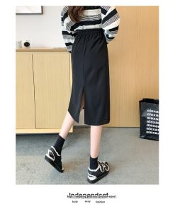 スカート | ロングロング丈 ミモレ丈 ミモレスリット 秋 冬 秋冬 高見え カジュアル Aライン 小柄 キレイめ 通学 着痩せ 通勤 2022新作