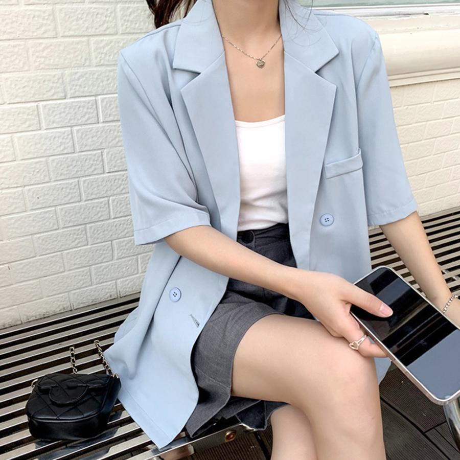 テーラードジャケット | 半袖テーラードジャケットオルチャン夏新作