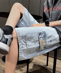 ハーフパンツ ショート | 夏パンツ デニム メンズ サマーパンツ パンツ ワイドパンツ シンプル ウエストゴム 20代 30代 お出かけ ハーフパンツ ジーパン 夏新作 ショートパンツ ジーンズ