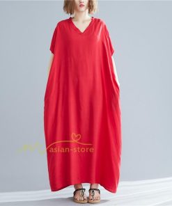 ミディアム | ワンピース マキシワンピース レディース ワンピ ロングワンピース ロングワンピ ロング マキシ 半袖 Vネック 体型カバー 2022夏物 カジュアル 20代30代40代50代