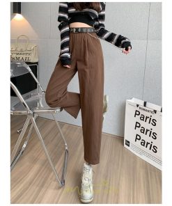 チノ・テーパード・ジョガー・スキニーパン | テーパードパンツ レディース 50代 40代 30代 20代 春 夏 秋 冬 ロング コットン ベルト付き 快適 お出かけ 着痩せ 楽チン カジュアル 体型カバー