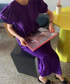 マキシ | ワンピース 半袖 レディース 夏服 ロングワンピース フレアワンピース ギャザー 無地 可愛い 大人 ワンピ 海 50代60代 お出かけ サマー 20代30代40代