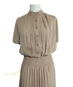 送料無料セール | 夏ワンピース プリーツワンピース 半袖 揺れる 大人 可愛い ロングワンピース レディース ワンピ 50代60代 パーティードレス ママワンピース 30代40代 無地