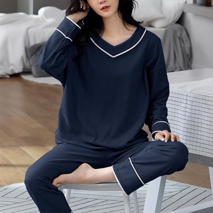 インナー・ルームウェア | 長袖 ルームウェア 上下セット 韓国風