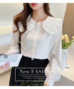 シャツ・ブラウス | ブラウス レディース 長袖 50代 白 シャツ ゆったり トップス きれいめ フォーマル ベージュ 通勤 通学 オフィス 40代 OL 上品 30代 フェミニン 20代