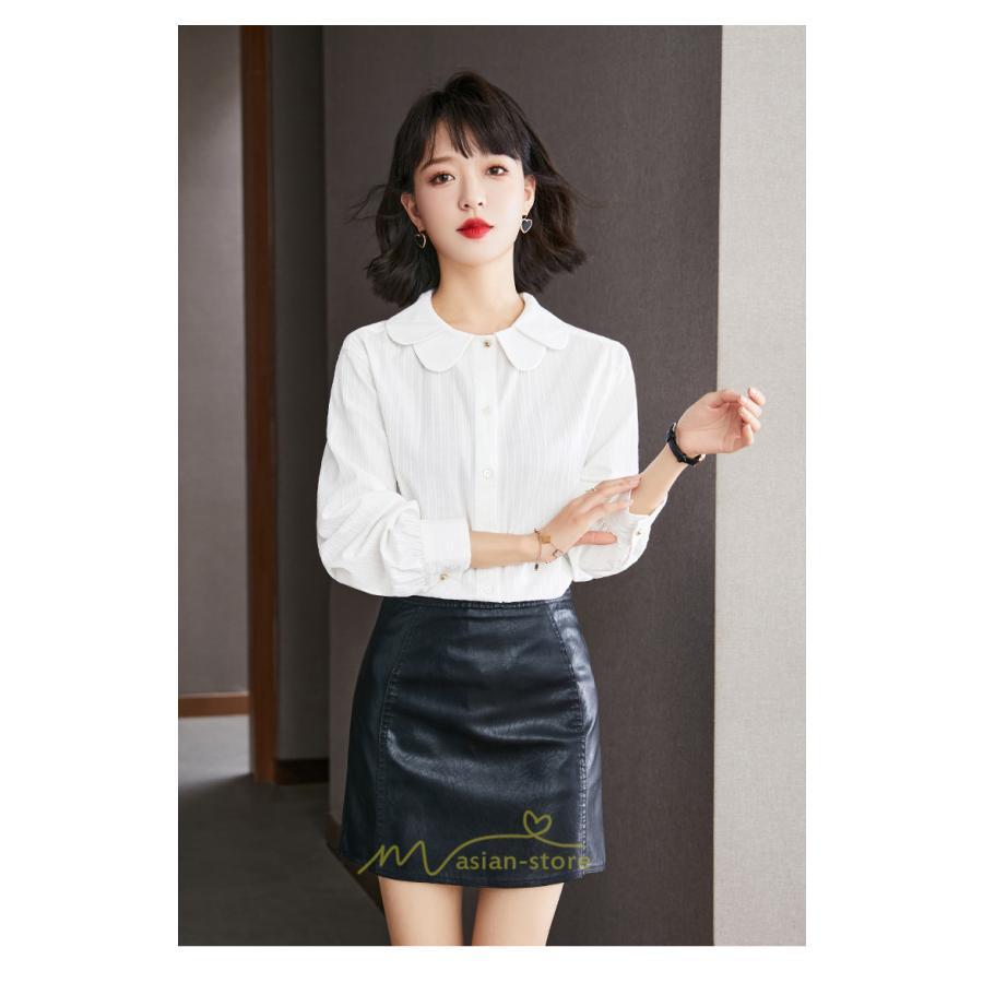 シャツ・ブラウス | ブラウス レディース オフィス 白 フォーマル 長袖 おしゃれ シャツ カジュアル 制服 レギュラー 就職活動 通勤 リクルート 高級感 面接 お仕事