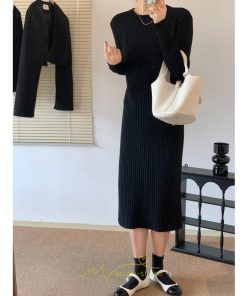 ニットワンピース | レディース 冬 きれいめ ニットフレア ロング おしゃれ 秋冬 送料無料 20代30代40代50代 可愛い おしゃれ 同窓会 通勤 女子会 デート