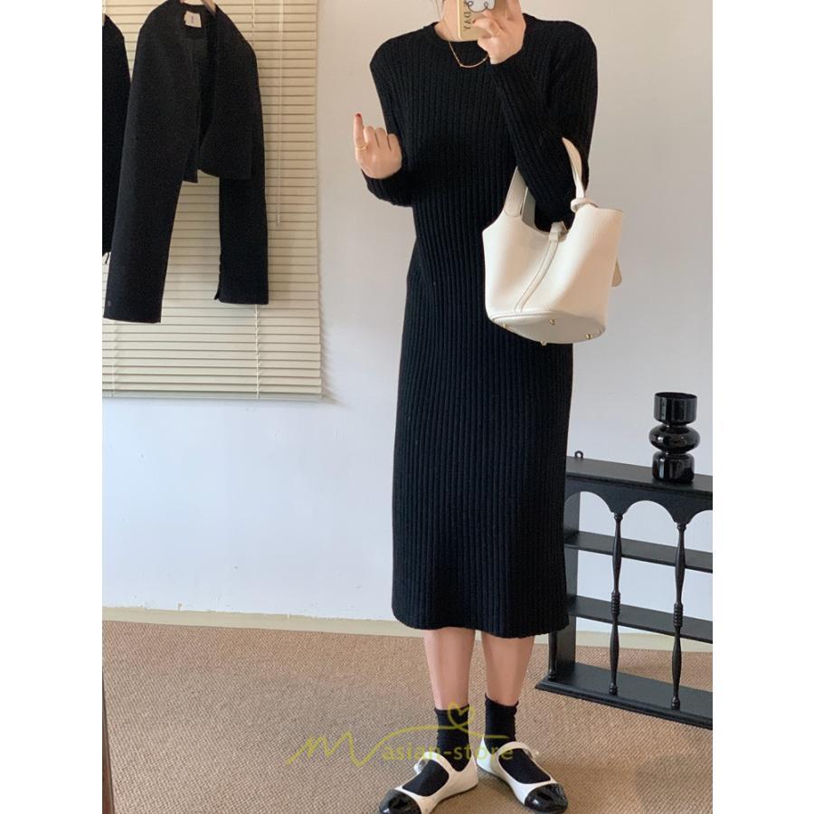 ニットワンピース | レディース 冬 きれいめ ニットフレア ロング おしゃれ 秋冬 送料無料 20代30代40代50代 可愛い おしゃれ 同窓会 通勤 女子会 デート