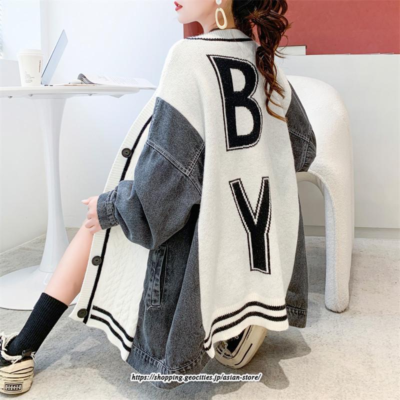 コート・ジャケット | ジャケット レディース 長袖 トップス デニムジャケット 切り替え デニム アウター デザイン おしゃれ カジュアル 2022 秋 送料無料 冬