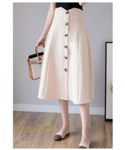 スカート | 事務服 制服 洗える 無地 きれいめ 30代 40代 50代 着やせ 上品 ひざ丈 ハイウェスト 2021春 OL 通勤 ペンシル大人 フォーマル Aライン