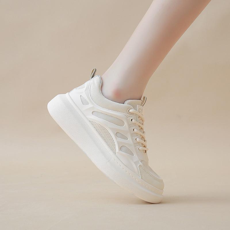 スニーカー | レディースシューズ レースアップ ローカット 厚底靴 履きやすい カジュアルシューズ フラットシューズ ローカットシューズ