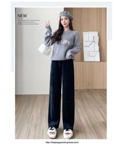 チノ・テーパード・ジョガー・スキニーパン | ワイドパンツ レディース 冬 秋 ニット きれいめ ボトムス ウエストゴム  ゆったり 体型カバー 着痩せ カジュアル 送料無料 10代20代30代40代50代