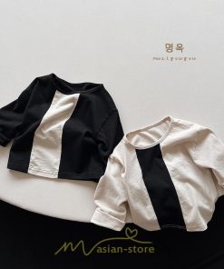 衣装 服 | 子供服 子ども服 長袖Tシャツ キッズ ベビー 女の子 ロンT トップス 長袖 男の子 男女兼用 可愛い シンプル オシャレ 柔らかい コットン 高品質 着替え