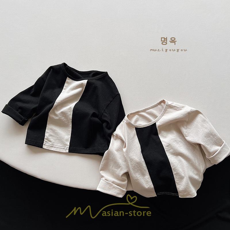 衣装 服 | 子供服 子ども服 長袖Tシャツ キッズ ベビー 女の子 ロンT トップス 長袖 男の子 男女兼用 可愛い シンプル オシャレ 柔らかい コットン 高品質 着替え