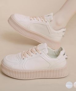 シューズ | 厚底スニーカー レディース ローカット靴