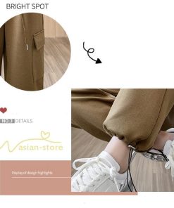 チノ・テーパード・ジョガー・スキニーパン | テーパードパンツ パンツ レディース 着痩せ ワイドパンツ 裾ひも付き ハイウエスト ウエストゴム カジュアル 秋冬 ロングパンツ 新作 無地 きれいめ コーデ