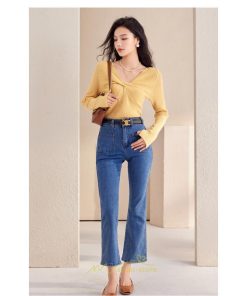 シャツ・ブラウス | ニットシャツ 長袖 ゆったり シャツ ブラウス トップス 体型カバー レディース 春秋 シンプル 秋 冬 あったか キレイめ オシャレ カジュアル 通学 着痩せ 通勤