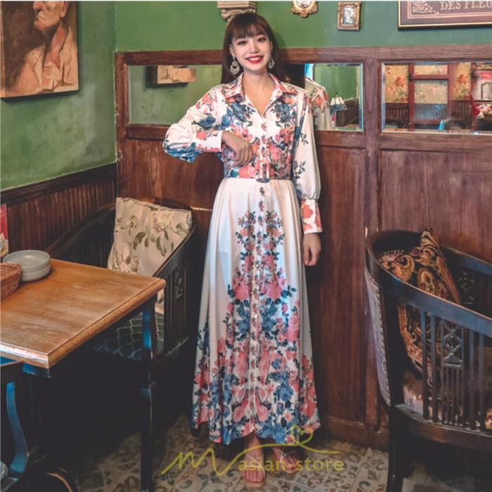 マキシ | ワンピース 長袖 きれいめ 春 ロング 大人 ロング丈 リラックス レディース ルームウェア 上品 旅行 体型カバー リゾート フランス風 着痩せ