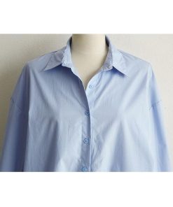 シャツ・ブラウス | ワンピース 秋服 レディース 長袖ワンピース シャツワンピース ロングシャツ ゆったり ブラウスシャツ 通学通勤 20代30代 40代50代 無地 トップス