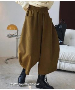 ワイドパンツ | バルーンパンツ コクーンパンツ パンツ ボトムス レディース 夏秋物 ロングパンツ 九分丈 ウエストゴム 通学通勤 20代50代 無地 大人 ボールパンツ