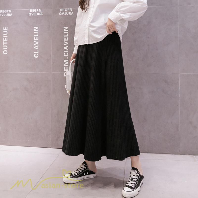 スカート | マタニティ 服 妊婦服 マタニティフレア Aライン着痩せ 産前 産後 マタニティウェア ウエスト調整 フレア 妊婦服 日常感 Aライン