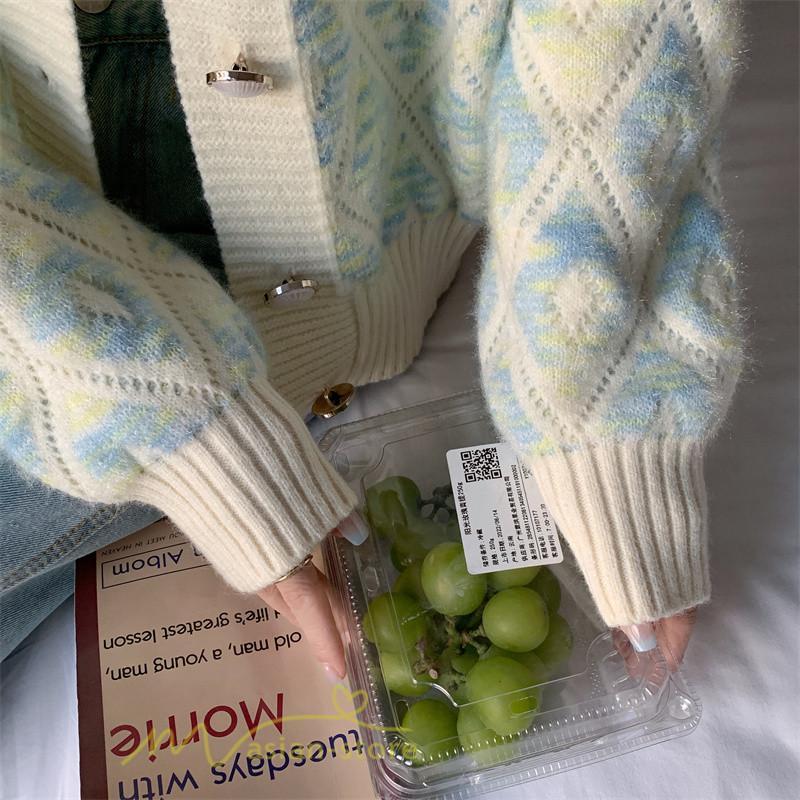 カーディガン | 2022秋冬ニットアウター レディース ニットニット セーター 長袖 羽織り フロントボタン 可愛い トップス 通学通勤 20代40代