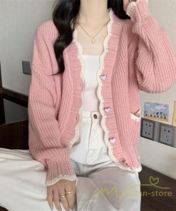 カーディガン | 2022秋冬ニットアウター レディース ニットニット セーター 長袖 羽織り フロントボタン 可愛い トップス 20代40代 通学通勤