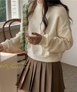 パーカー | 長袖トレーナー レディース トップス 無地 可愛い トレーナー 新作 長袖 スウェット モックネック ハイネック 秋冬 お出かけ コーデ カジュアル ゆったり