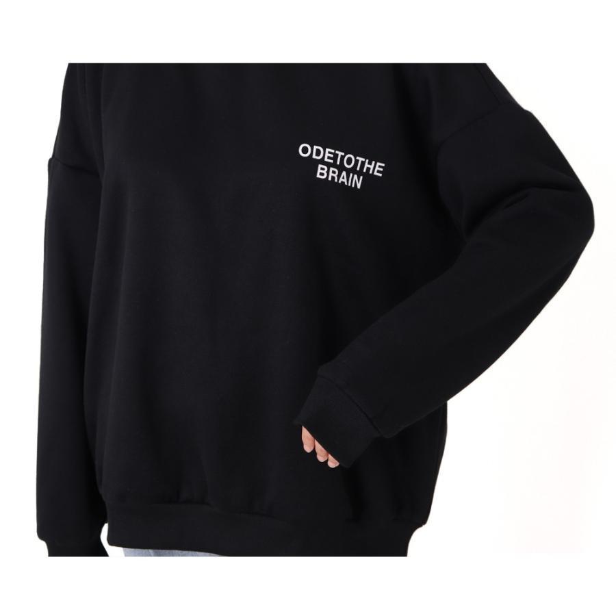 パーカ | 裏起毛 オーバーサイズ プルオーバー 体型カバー 長袖 トップス トレーナー スウェット レディース