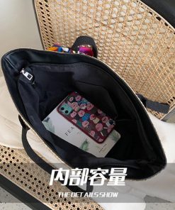 ハンドバッグ | 草編みバッグ リボン スカーフ付き かごバッグ 手提げバッグ レディース ストローバッグ 大容量 トートバッグ ハンドバッグ