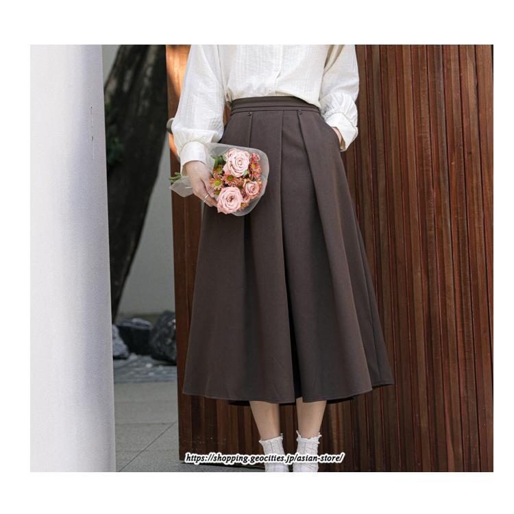 スカート | ロングきれいめ レディース ロング丈 女子会 デート 20代 30代 40代 50代 秋 冬 細見え ハイウエスト お出かけ 高見え あったか
