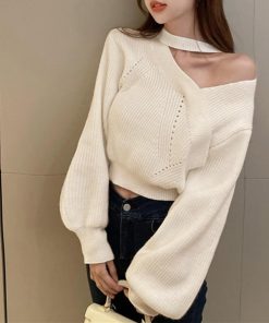 ニット・セーター | ショート丈 ニットトップスレディース秋冬