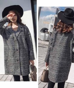 トレンチコート | グレンチェック チェスターコート レディース 冬 千鳥柄コート 中綿コート
