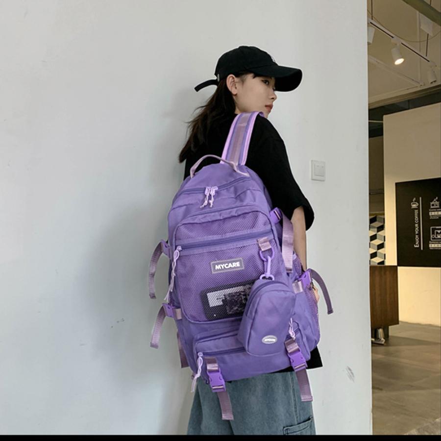 リュック | リュックサック 男女兼用 ポーチ付き通学