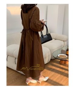 マキシ | ワンピース レディース 40代 50代 長袖 きれいめ ゆったり ロング丈 マキシ丈 体型カバー 無地 着痩せ 30代 カジュアル 通勤通学 夏物 お出かけ シンプル 上品