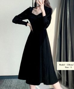 ワンピース | ベロアスプリット レディース