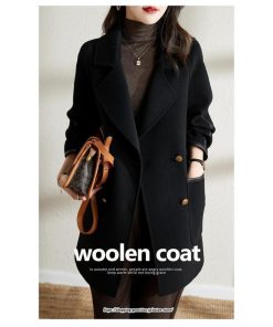 コート・ジャケット | コート チェスターコート ラシャ ミディアム丈コート ジャケット レディース 秋 アウター ゆったり 体型カバー きれいめ 羽織り 通学 通勤 上品 オフィス